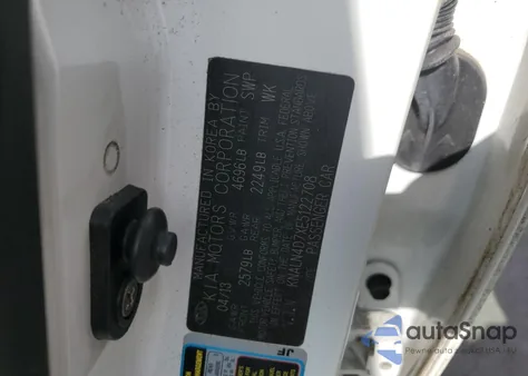 2014 Kia Cadenza Premium из США, поврежденный, VIN KNALN4D7XE5122708